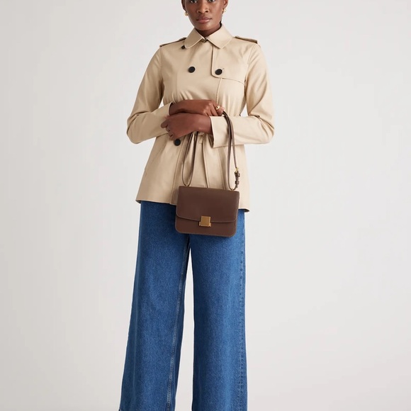 Quince Handbags - Quince Italian Leather Box Shoulder Bag